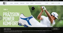 Desktop Screenshot of footjoy.de