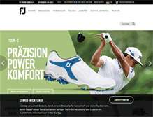 Tablet Screenshot of footjoy.de